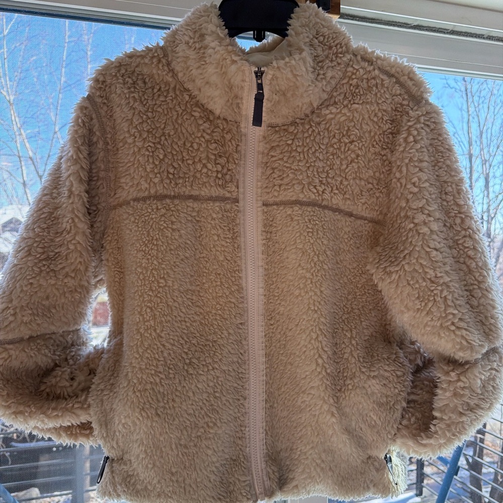 Patagonia Women’s Lunar Dusk High-Pile Sherpa Fleece Jacket Cream Size M STY2309 - Picture 4 of 11